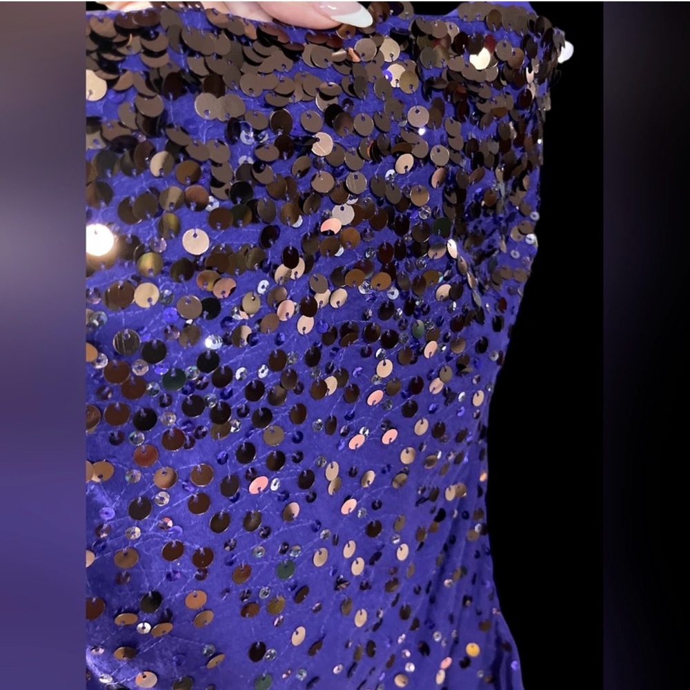 EXPRESS 🪩 Sparkling Sequined Strapless Sleevele Tube Top w/Shelf bra Small NWT - Picture 3 of 4
